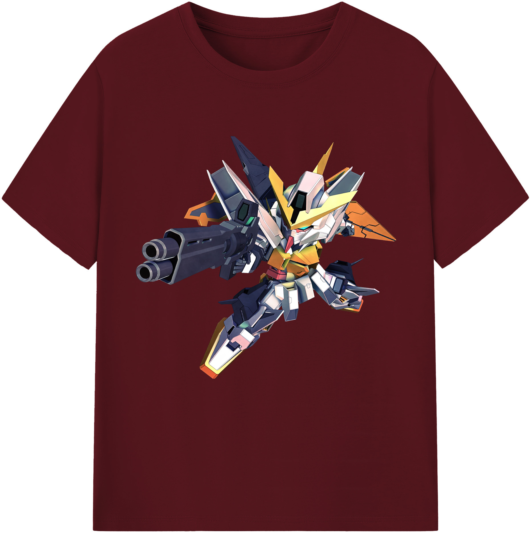（画像用） 機動戦士ガンダム Mobile Suit Gundam 綿100％半袖Tシャツ（フロントプリント）